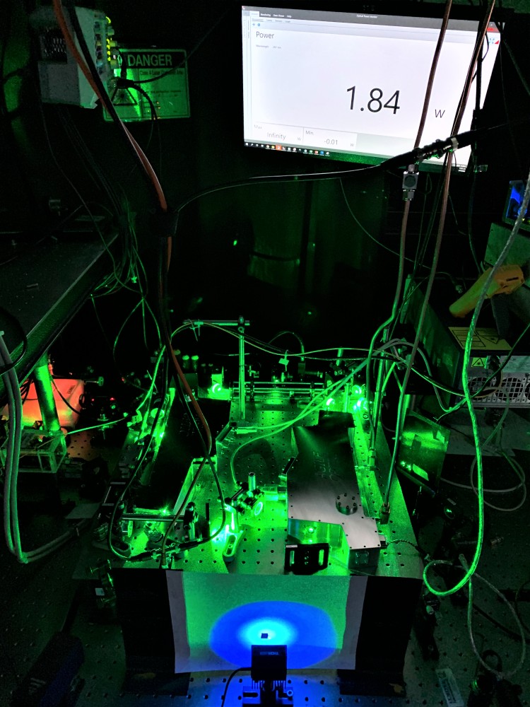 1.84 W in the UV